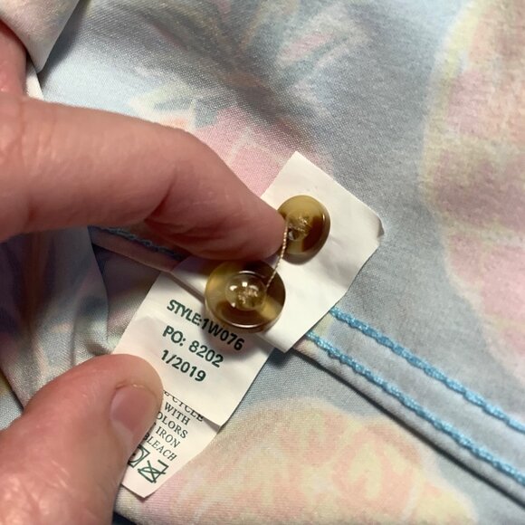 Southern Shirt Company Party Collection Mens L Short Sleeve Button Up Pineapple - Picture 8 of 9